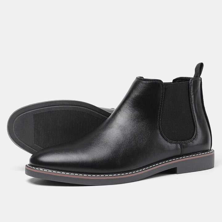 Niels | Chelsea Boots Heren Leren Enkellaarsjes
