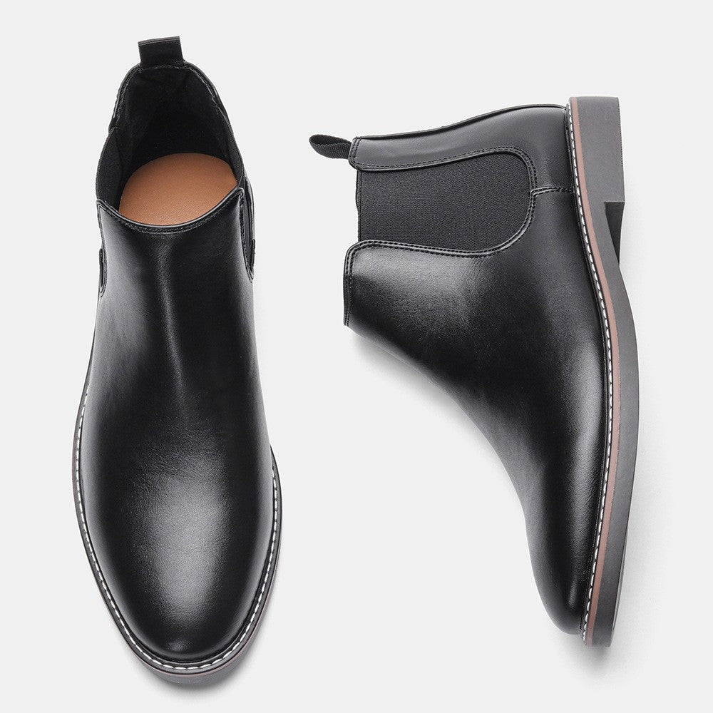 Niels | Chelsea Boots Heren Leren Enkellaarsjes