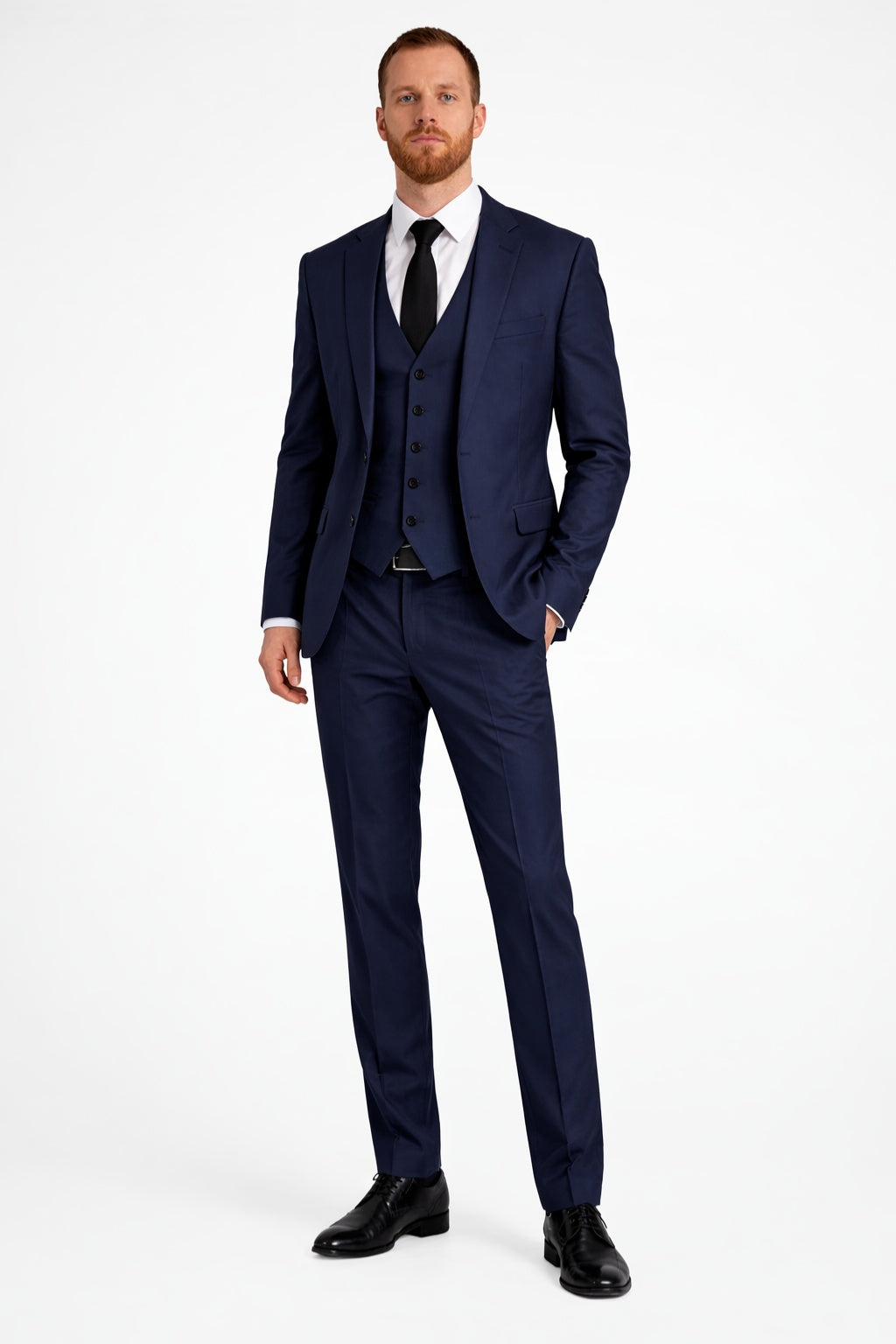 Niels | Driedelig Pak Heren Slim Fit Gilet Blazer Broek