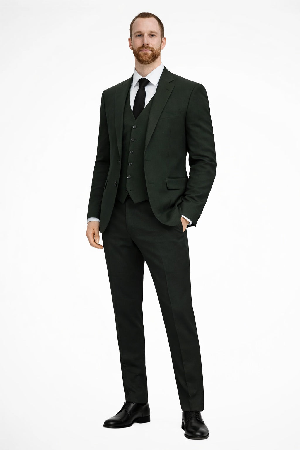 Niels | Driedelig Pak Heren Slim Fit Gilet Blazer Broek