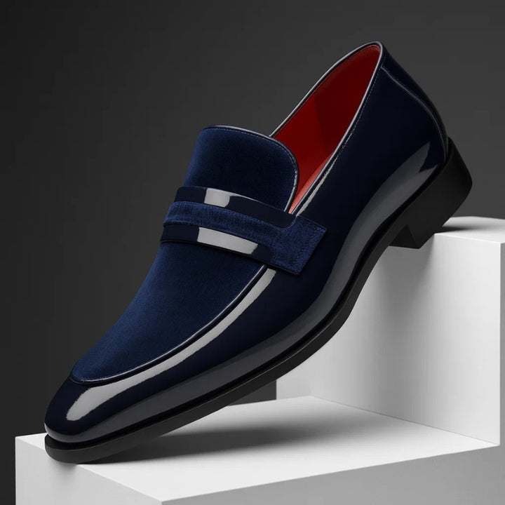 Niels | Penny Loafers Heren Lak Suède