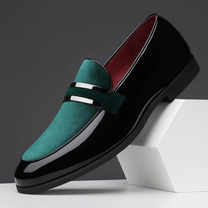 Niels | Penny Loafers Heren Lak Suède