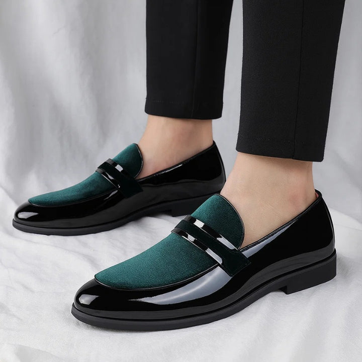 Niels | Penny Loafers Heren Lak Suède