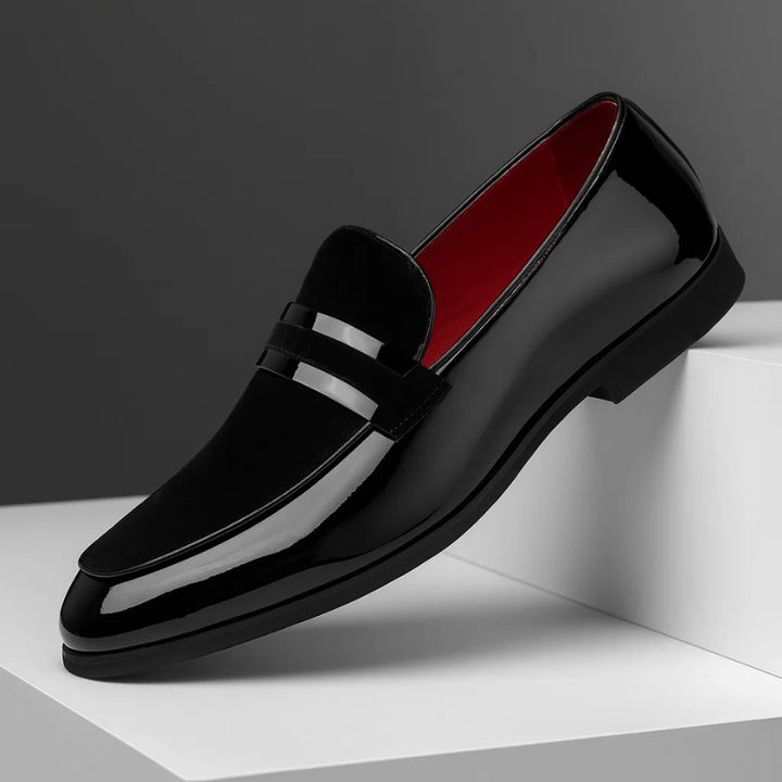 Niels | Penny Loafers Heren Lak Suède