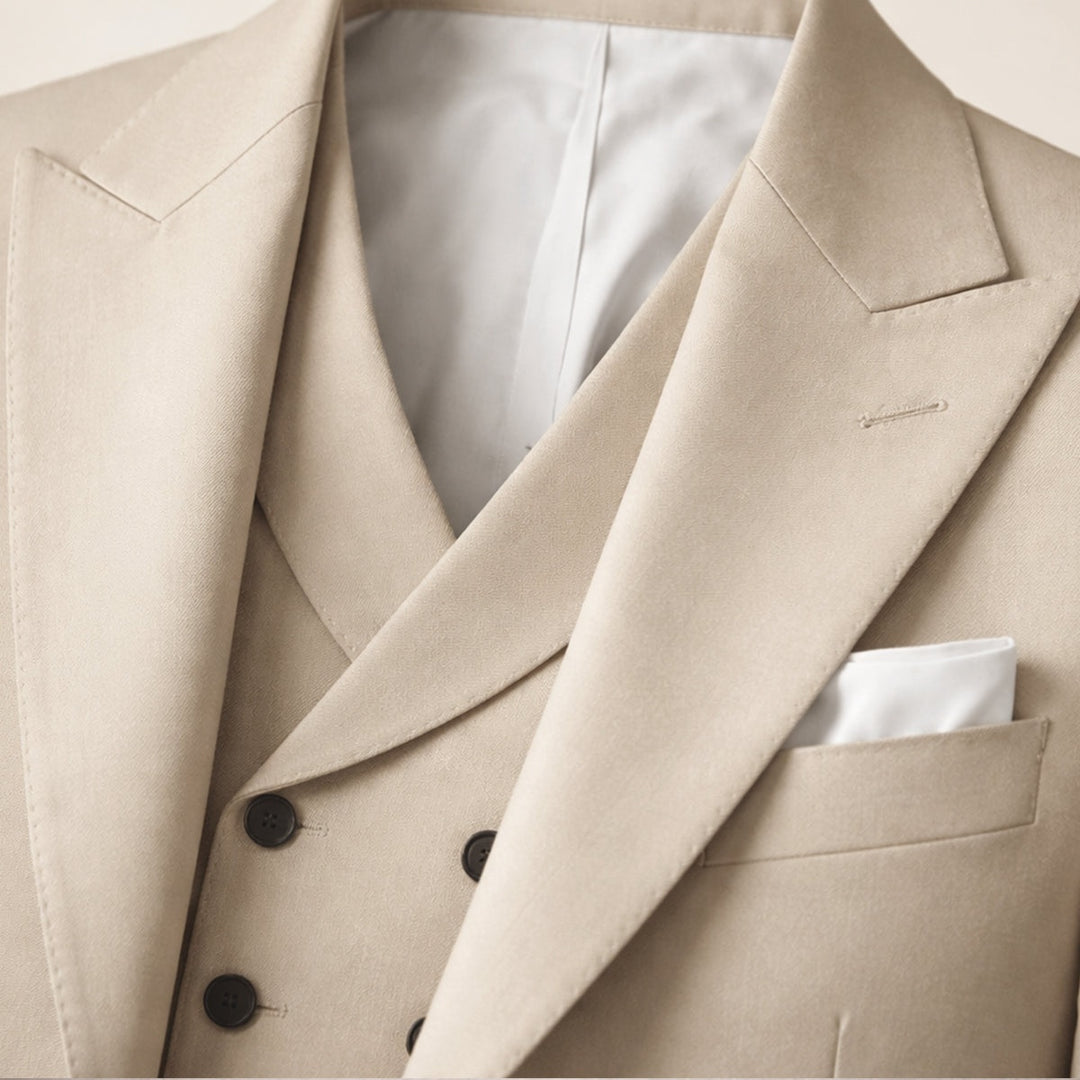 Niels | Slim Fit Pak Heren 3-delig met Gilet