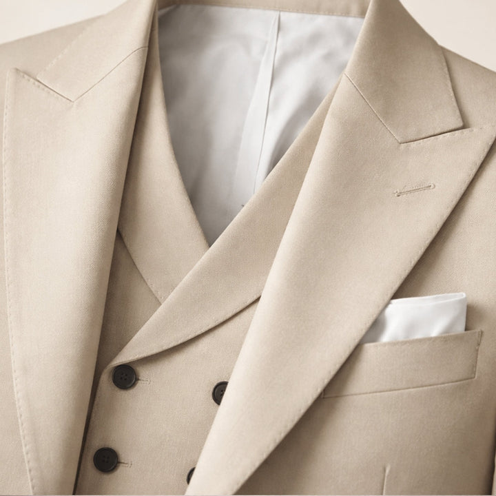 Niels | Slim Fit Pak Heren 3-delig met Gilet