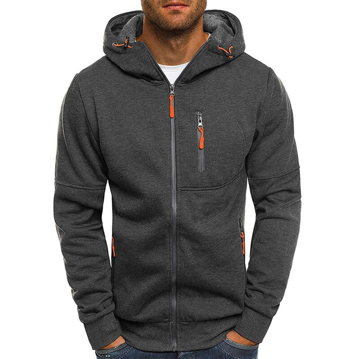 Niels | Zip Hoodie Heren met Capuchon Fleece