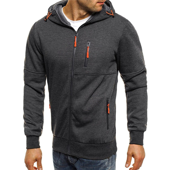 Niels | Zip Hoodie Heren met Capuchon Fleece