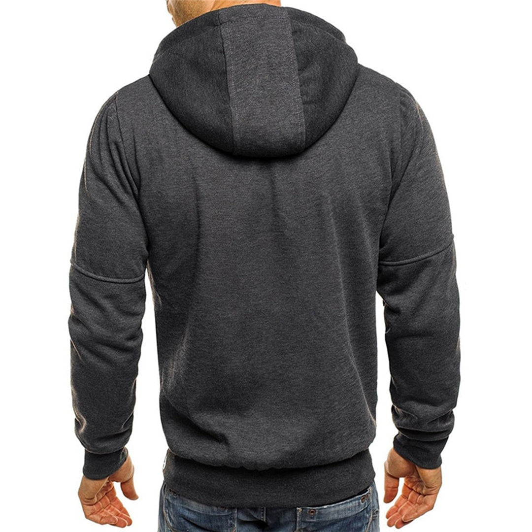 Niels | Zip Hoodie Heren met Capuchon Fleece