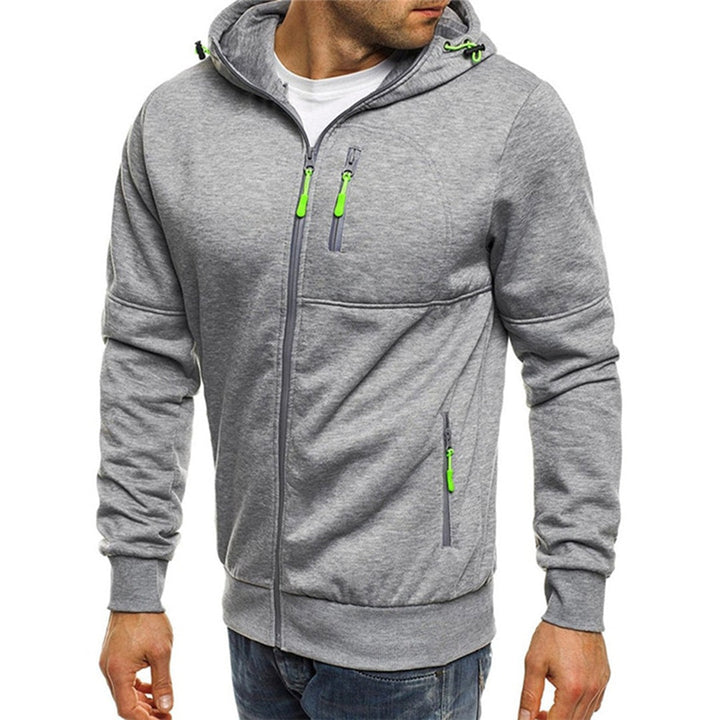 Niels | Zip Hoodie Heren met Capuchon Fleece