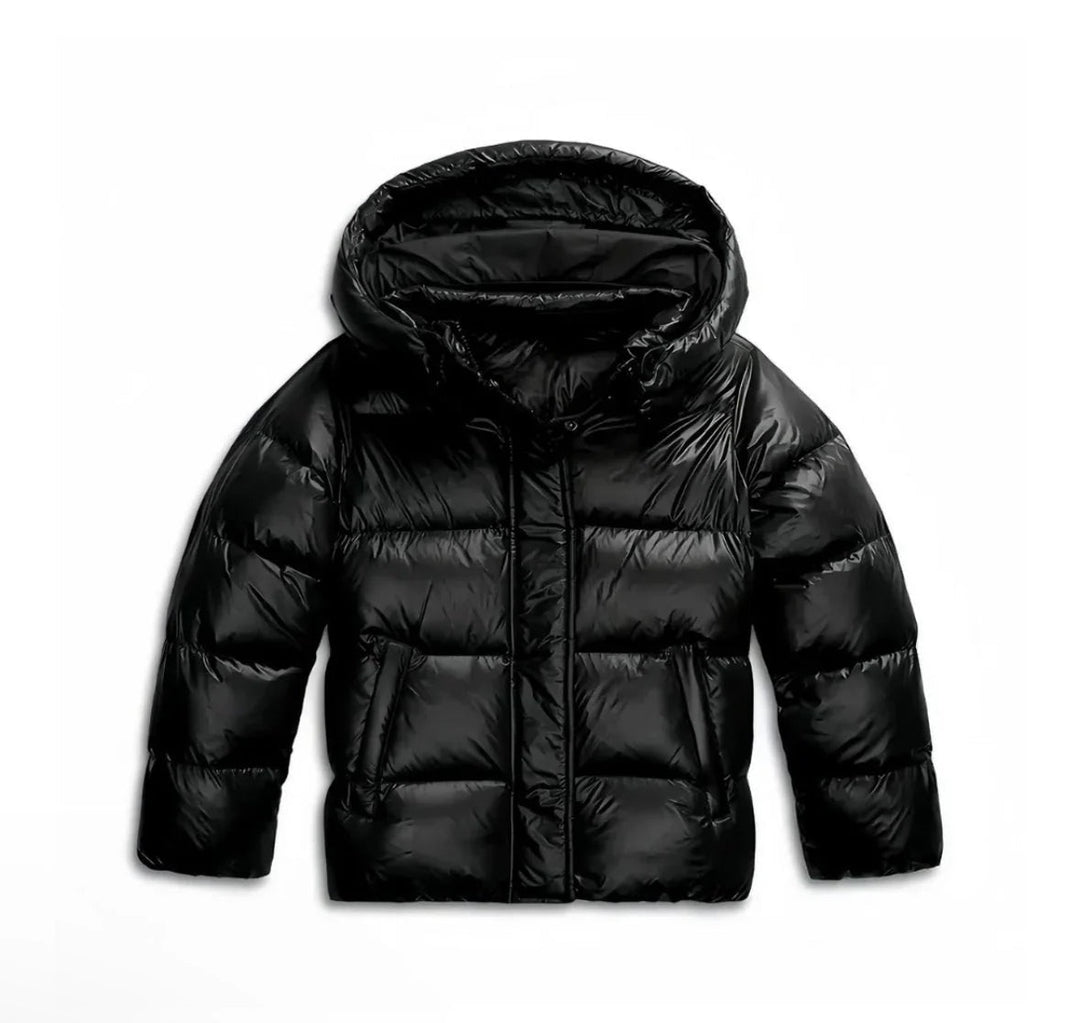 Octavia | Women's Cropped Quilted Puffer Jacket with Hood