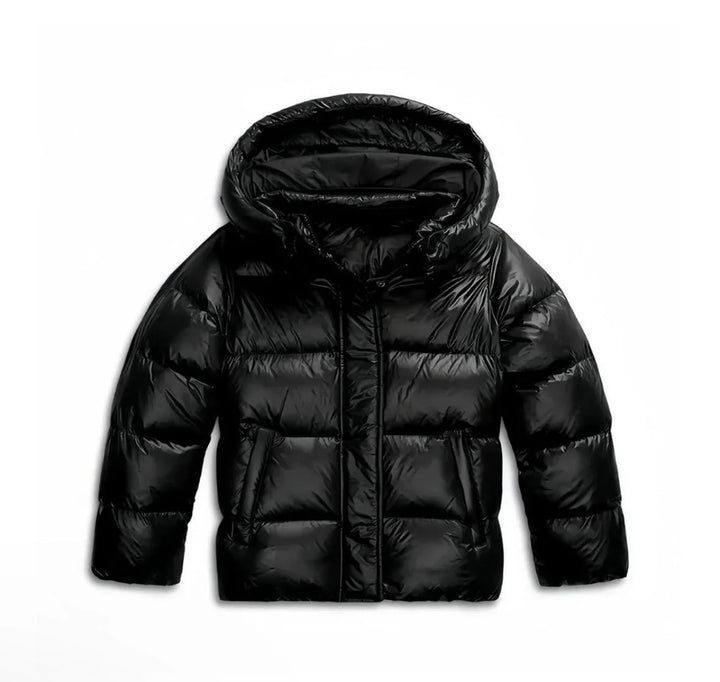 Octavia | Women's Cropped Quilted Puffer Jacket with Hood