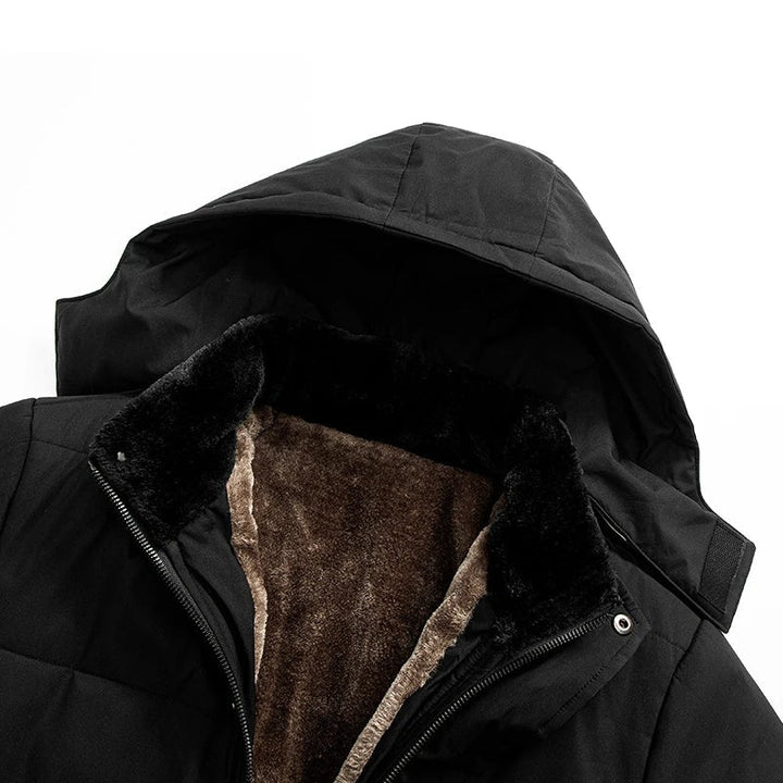 Orson | Men's Faux Fur Lined Parka Puffer Jacket with Hood