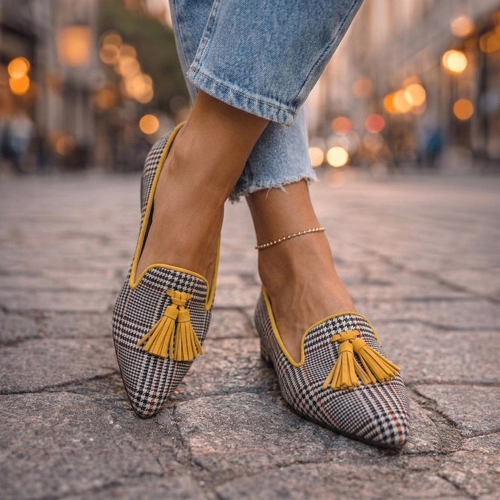 Ottilie | Women's Loafers Pointed Toe Flats with Tassels