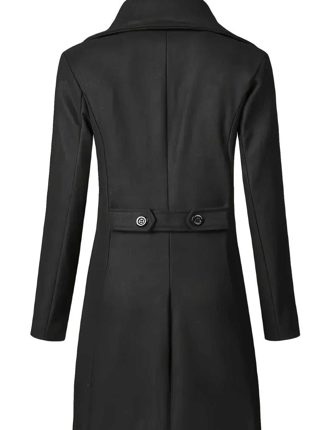 Percival | Men's Long Double Breasted Trench Coat