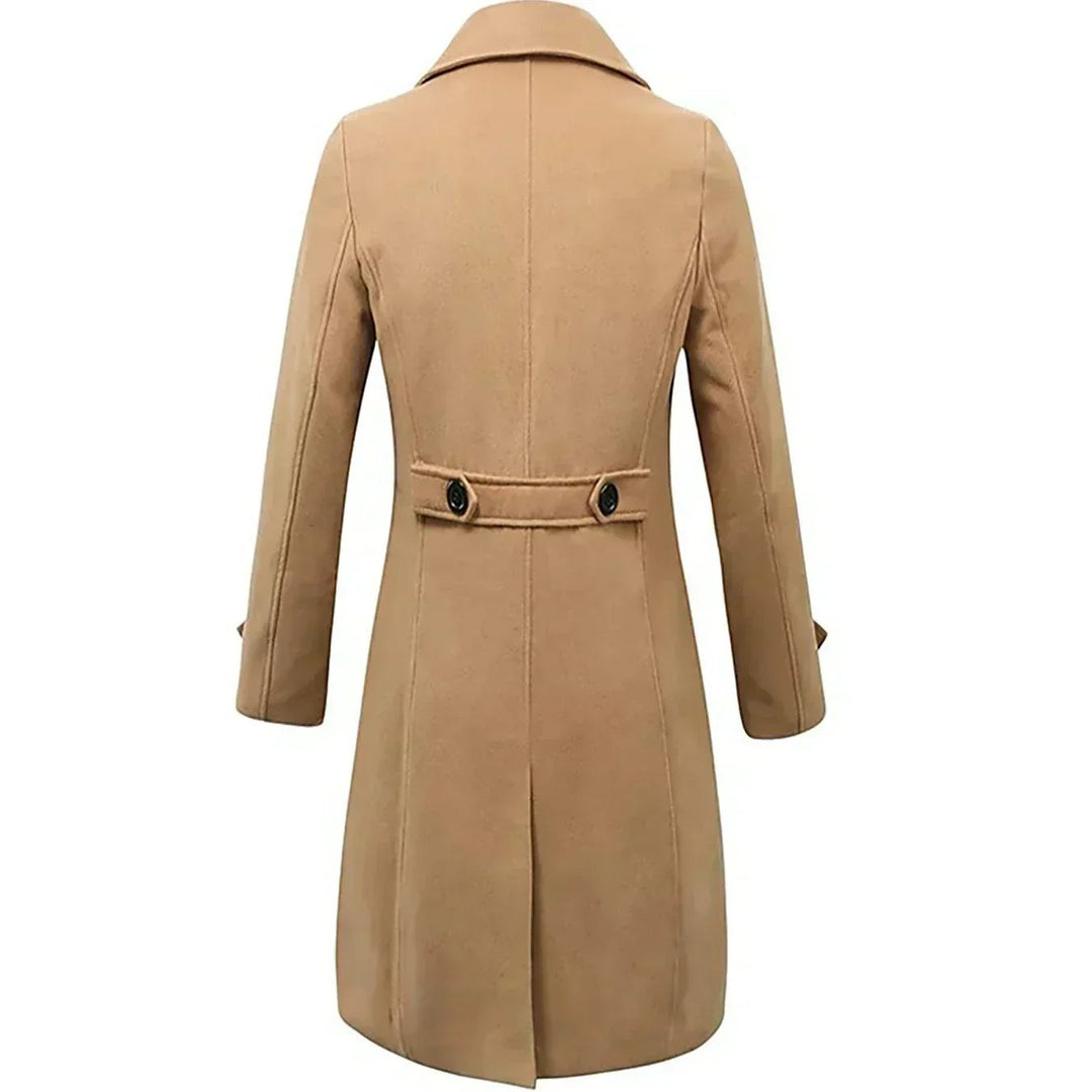 Percival | Men's Long Double Breasted Trench Coat