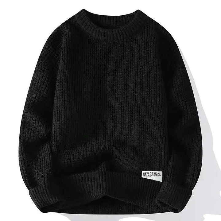 Pieter | Gebreide Trui Heren Ronde Hals Waffle Knit