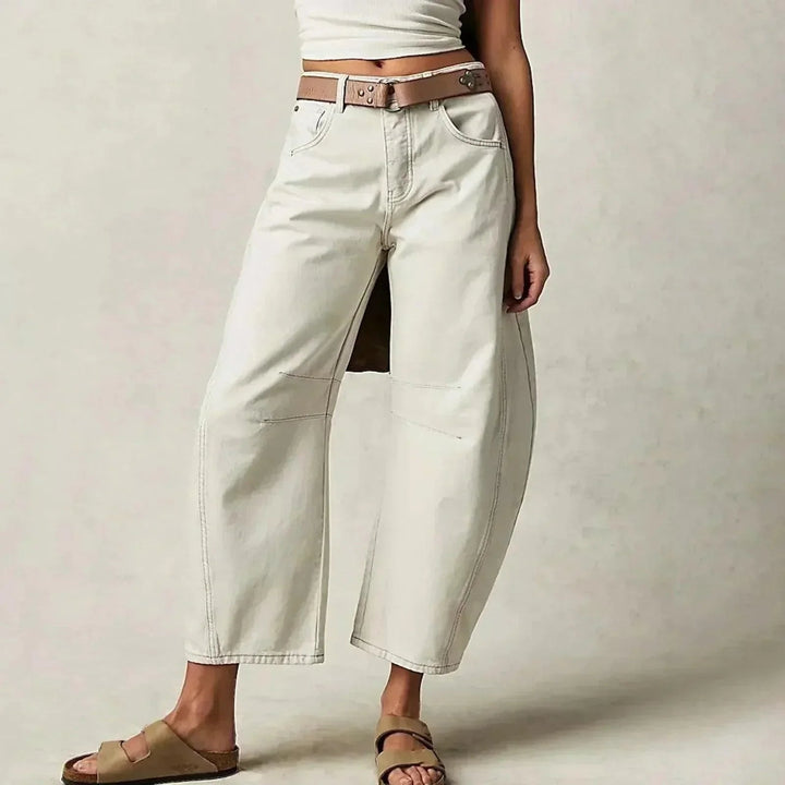 Renske | Jeans Dames Barrel Fit Hoge Taille