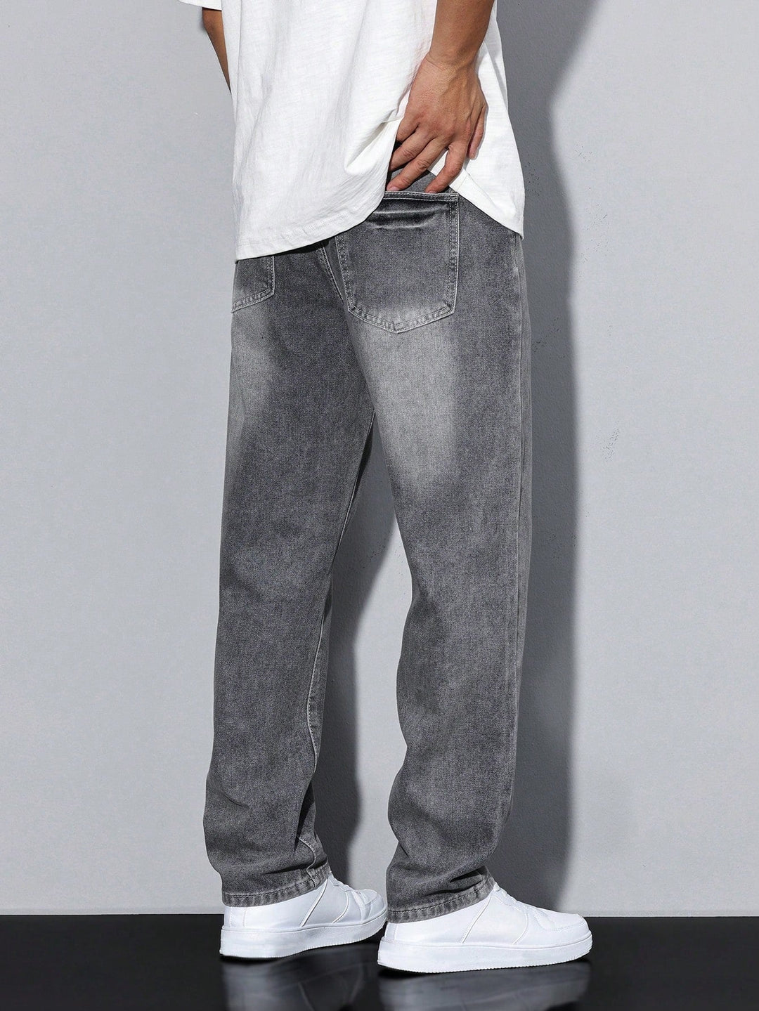 Rick | Jeans Heren Straight Fit Washed Denim