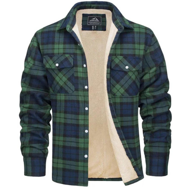 Rick | Sherpa Gevoerde Overhemdjas Heren Geruit Outdoor Kleding