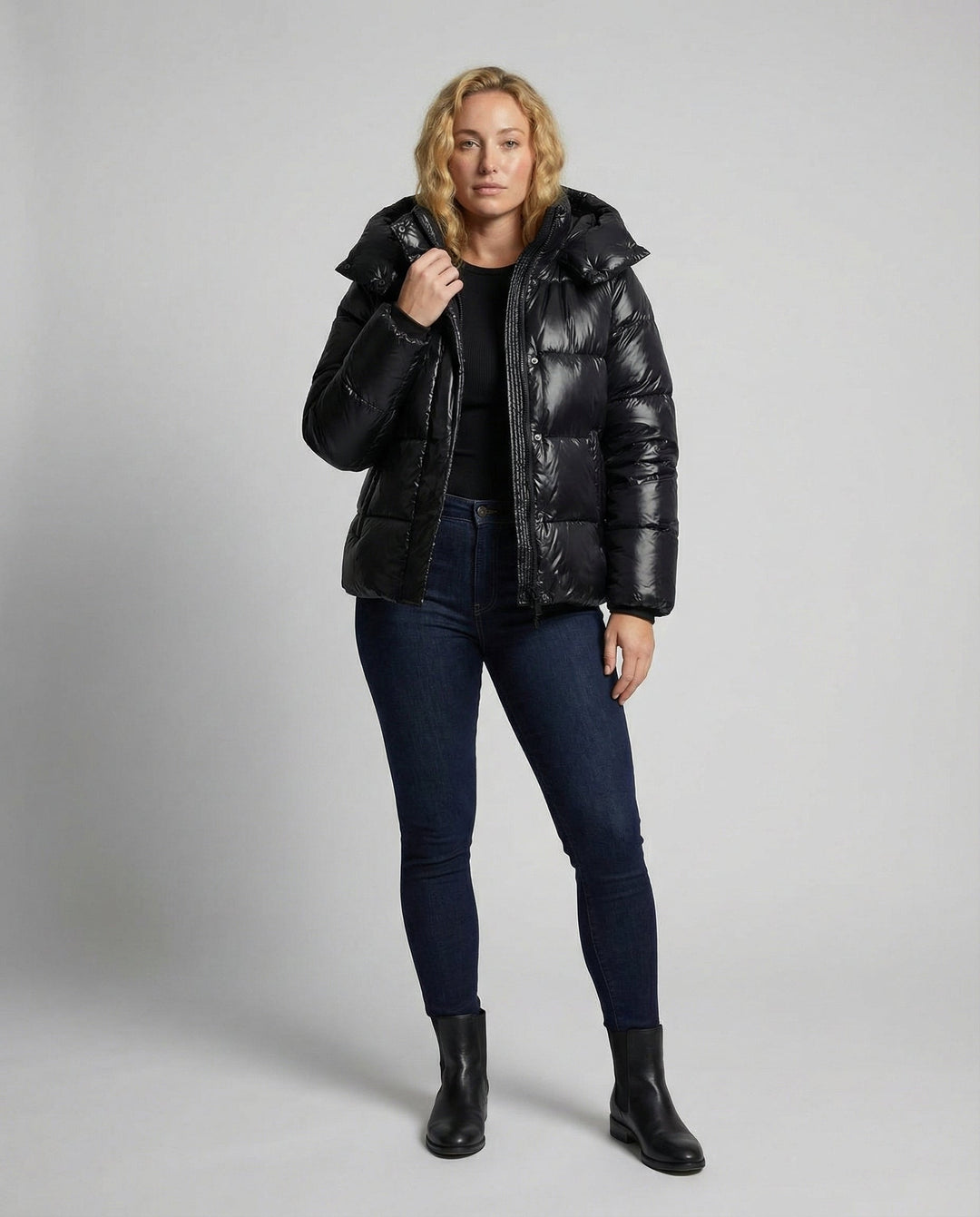 Rosalind | Women's Quilted Puffer Jacket with Hood