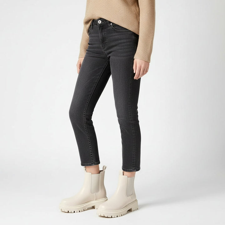 Rosamund | Women's Chelsea Ankle Boots Leather-Look Lug Sole
