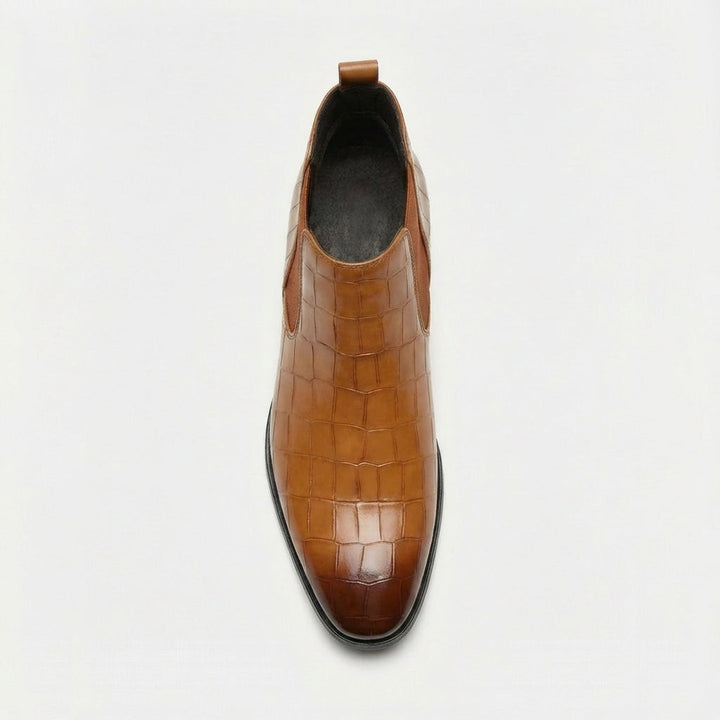 Ruben | Chelsea Boot Heren Leer Croco Print
