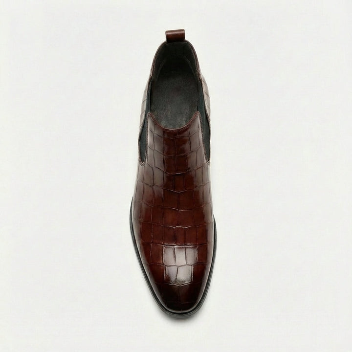 Ruben | Chelsea Boot Heren Leer Croco Print