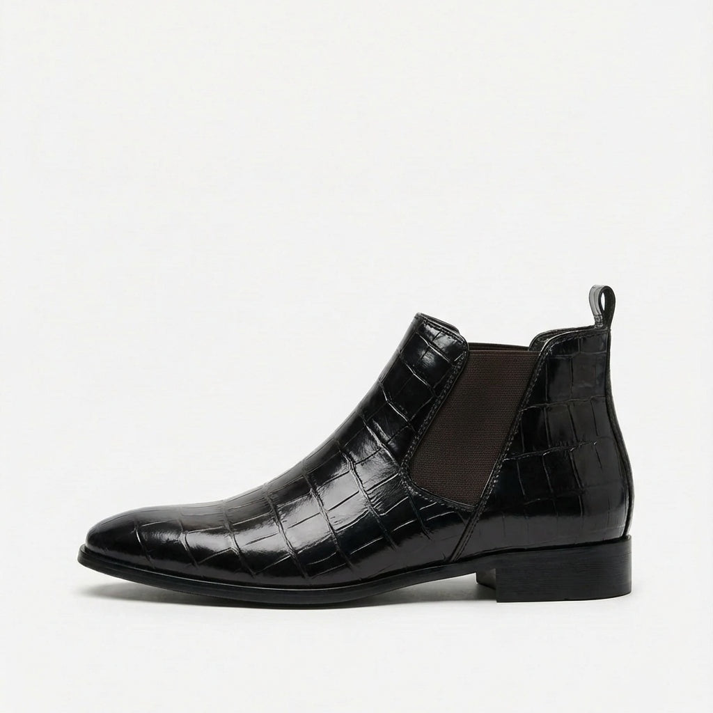 Ruben | Chelsea Boot Heren Leer Croco Print