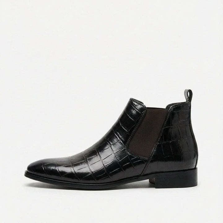 Ruben | Chelsea Boot Heren Leer Croco Print