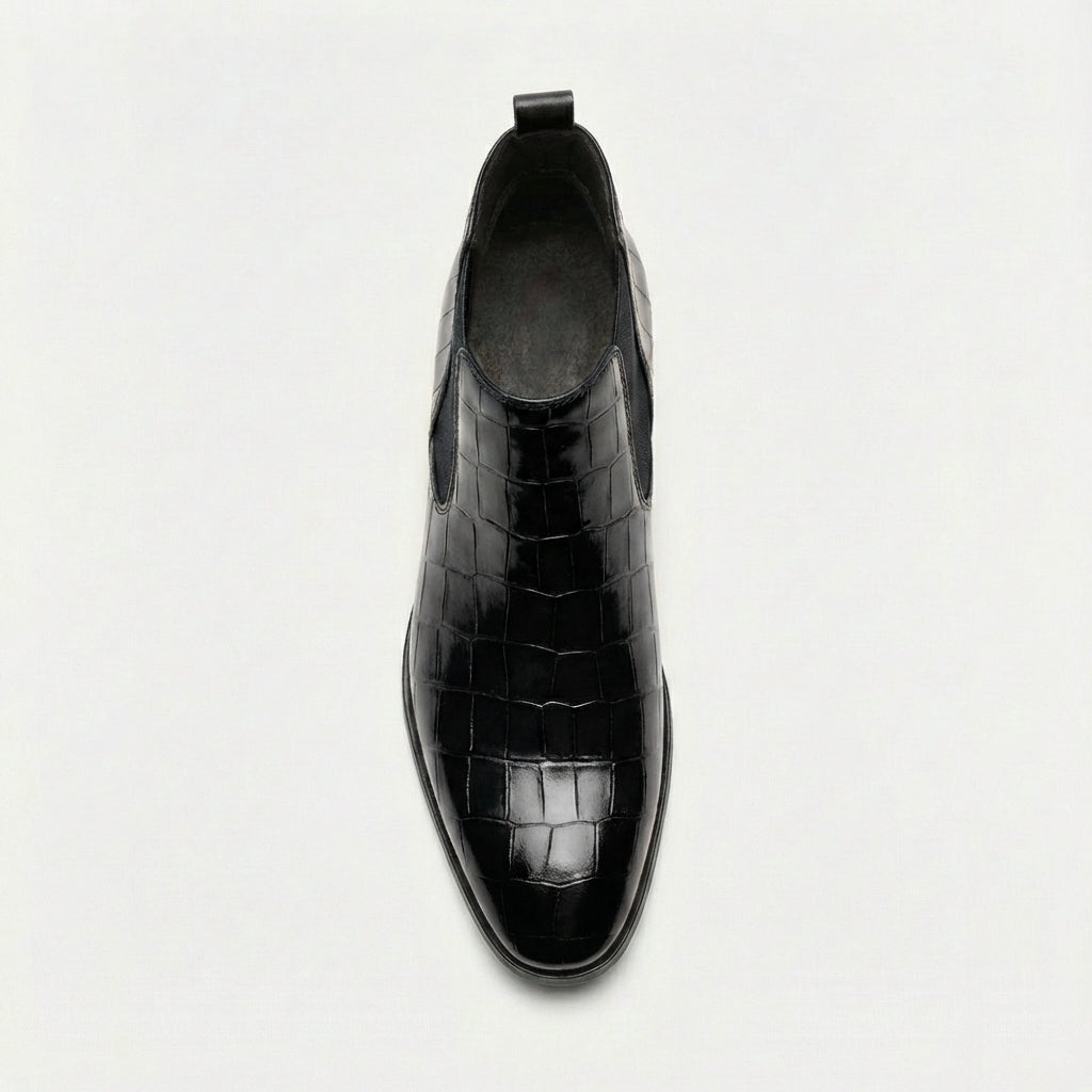 Ruben | Chelsea Boot Heren Leer Croco Print