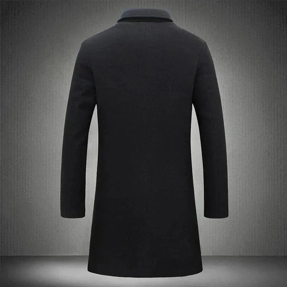 Ruben | Lange Wollen Overjas Herenkleding Slim Fit