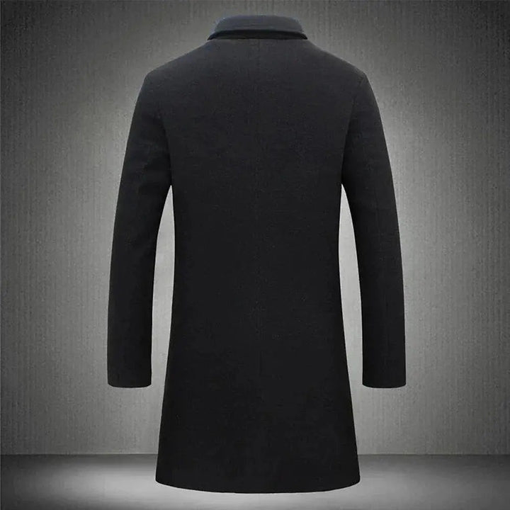 Ruben | Lange Wollen Overjas Herenkleding Slim Fit