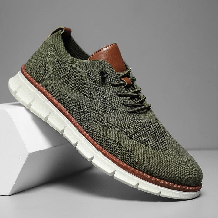 Ruben | Sneakers Heren Gebreid Veterschoen Lichtgewicht