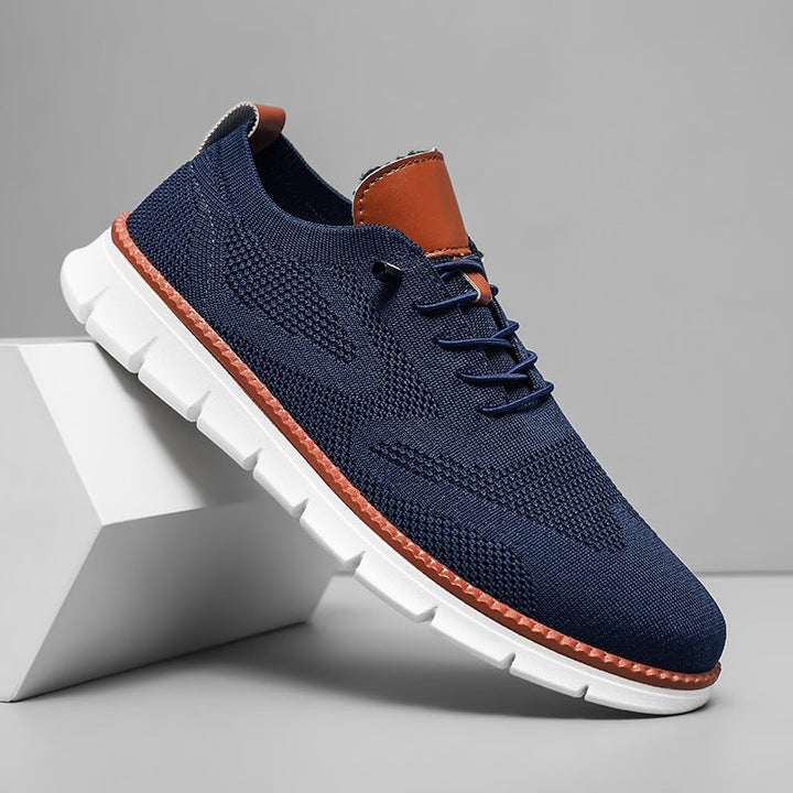 Ruben | Sneakers Heren Gebreid Veterschoen Lichtgewicht