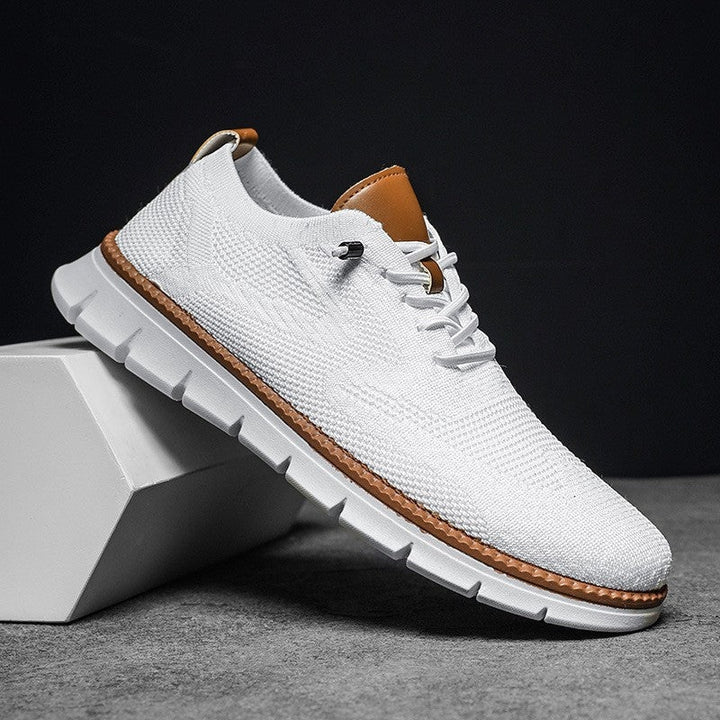 Ruben | Sneakers Heren Gebreid Veterschoen Lichtgewicht