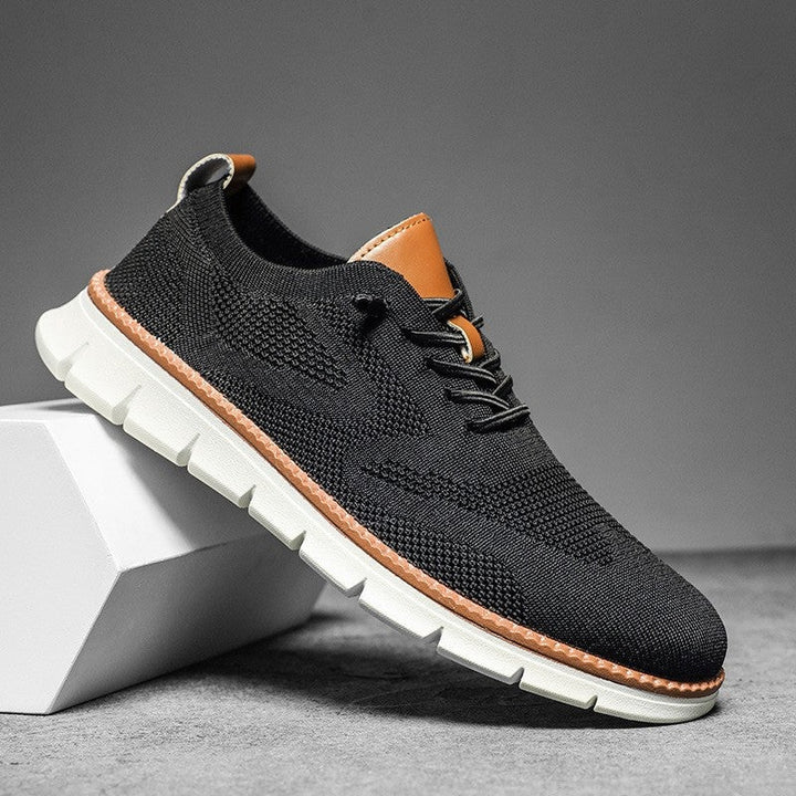 Ruben | Sneakers Heren Gebreid Veterschoen Lichtgewicht