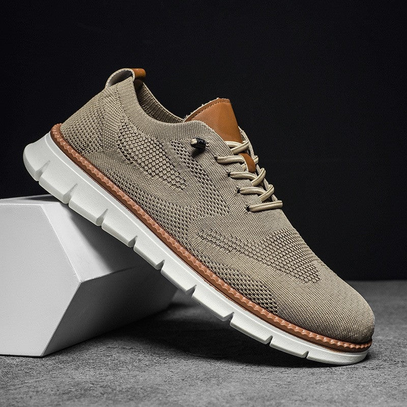 Ruben | Sneakers Heren Gebreid Veterschoen Lichtgewicht