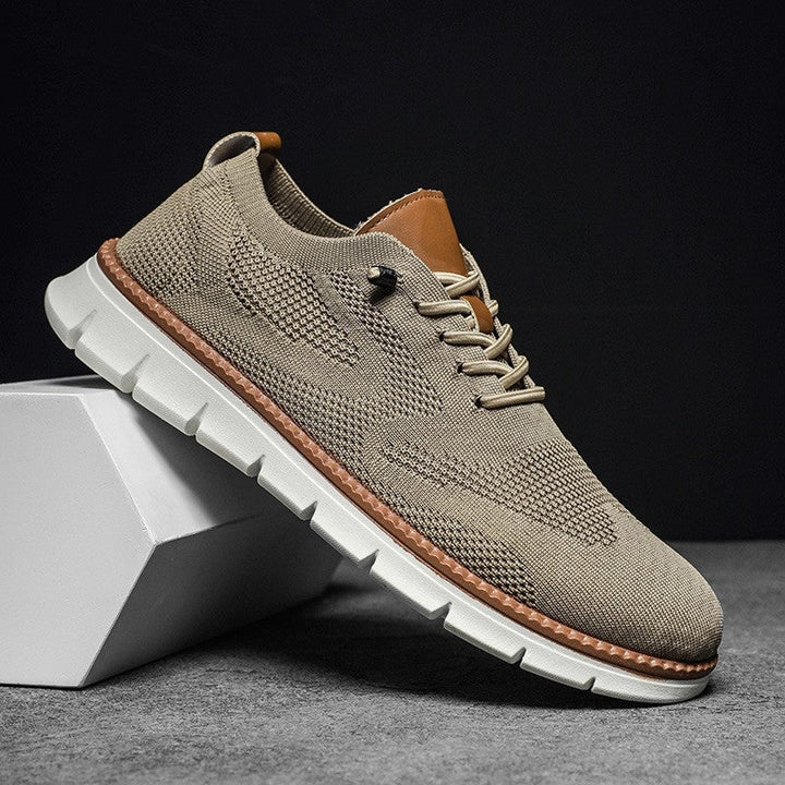 Ruben | Sneakers Heren Gebreid Veterschoen Lichtgewicht