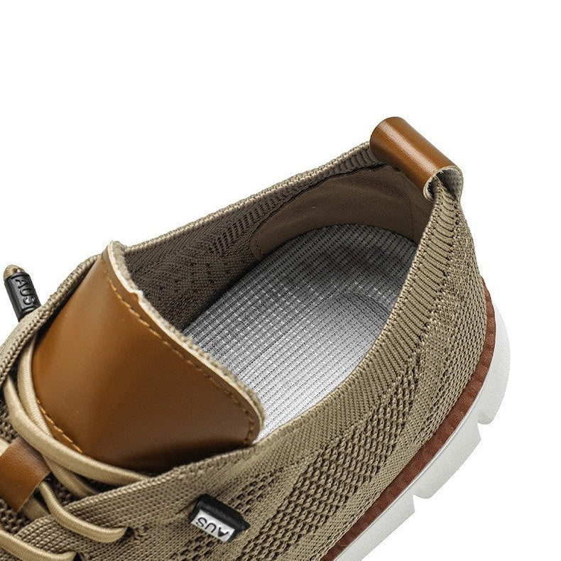 Ruben | Sneakers Heren Gebreid Veterschoen Lichtgewicht