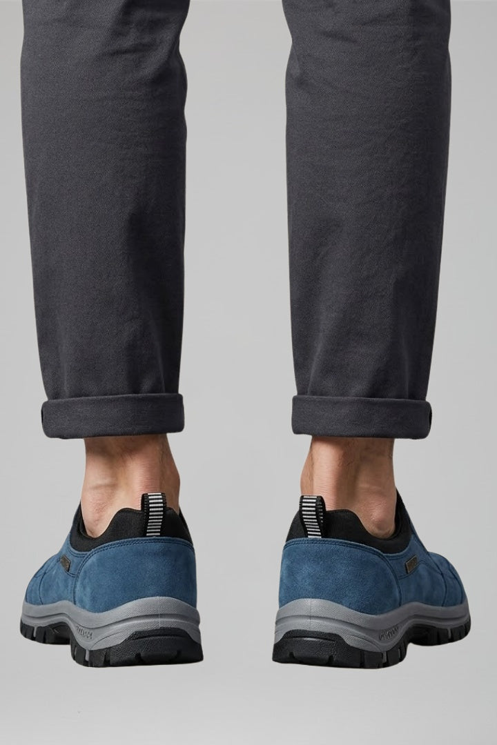 Sander | Instap Wandelschoenen Heren Suède Buitenzool Zonder Veters