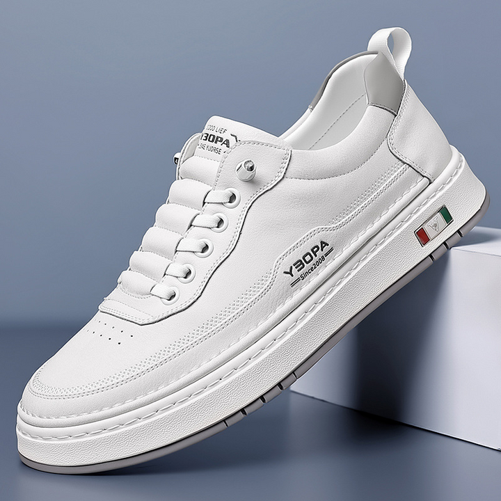 Sander | Leren Sneakers Heren Veterschoenen