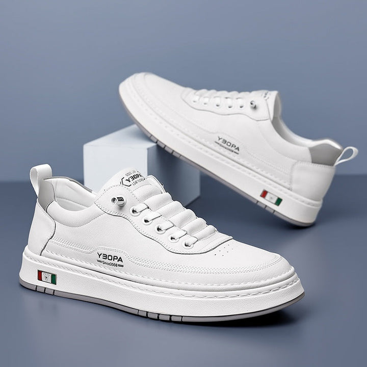 Sander | Leren Sneakers Heren Veterschoenen