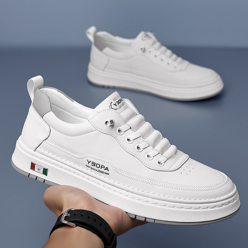Sander | Leren Sneakers Heren Veterschoenen