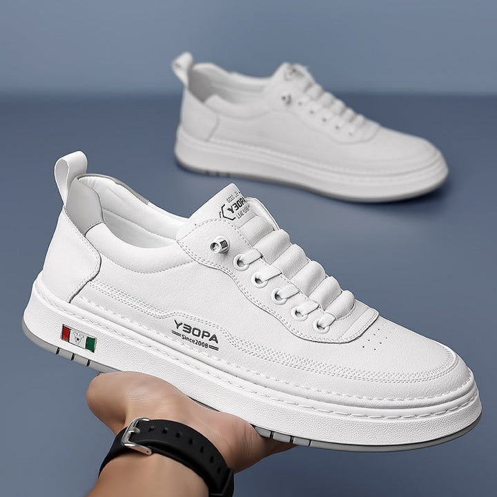 Sander | Leren Sneakers Heren Veterschoenen