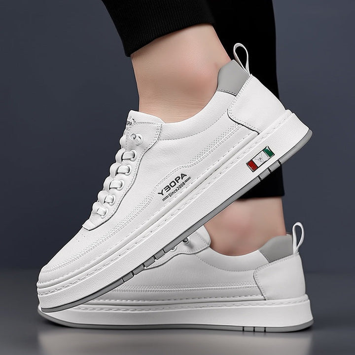 Sander | Leren Sneakers Heren Veterschoenen