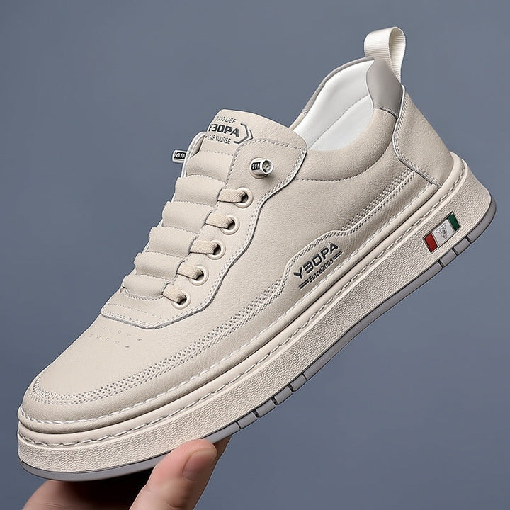 Sander | Leren Sneakers Heren Veterschoenen