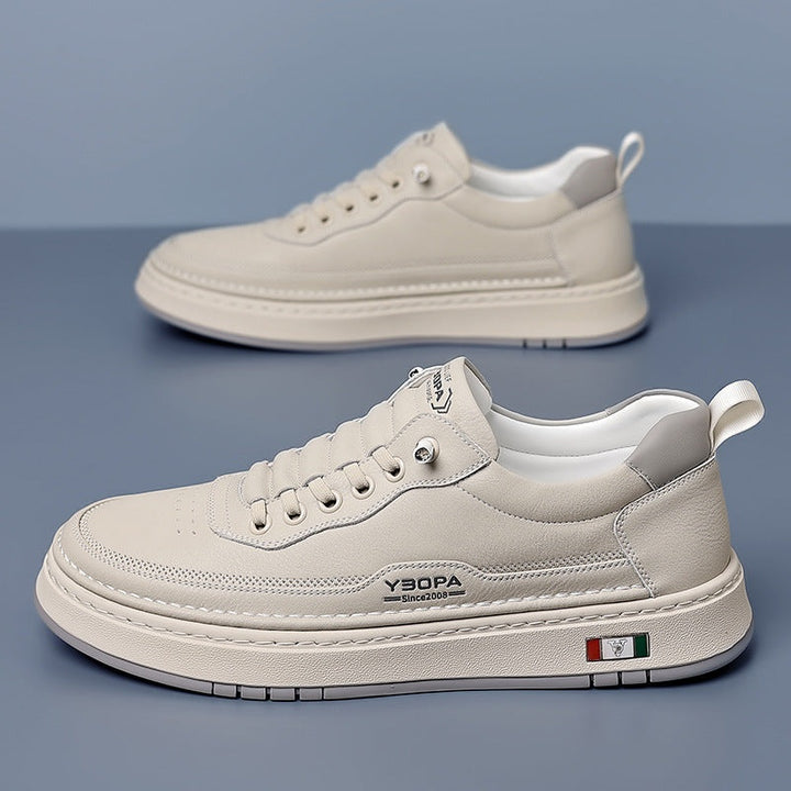 Sander | Leren Sneakers Heren Veterschoenen