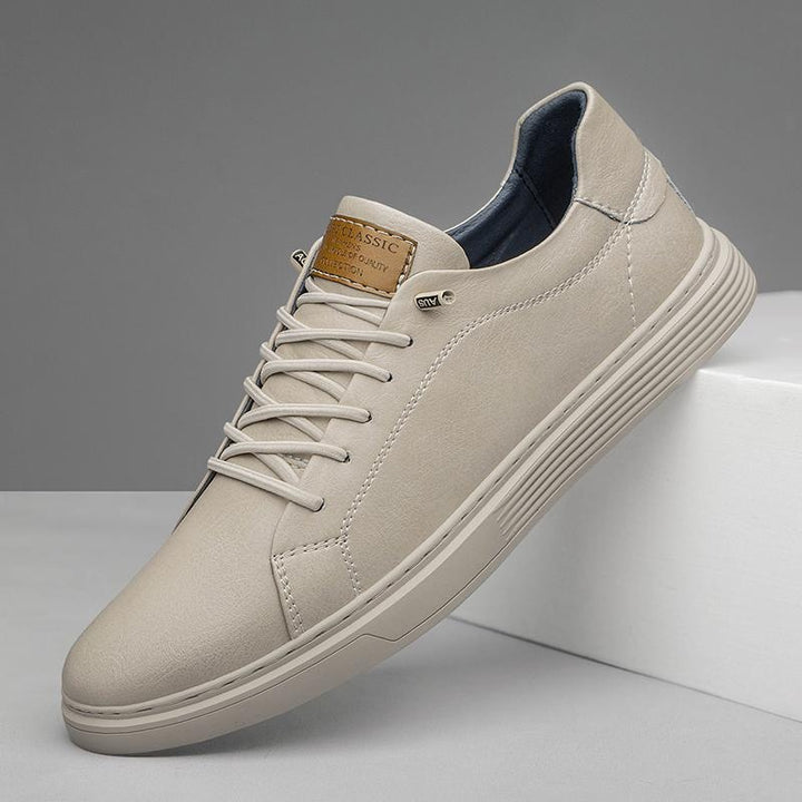 Sander | Leren Sneakers Heren Vetersluiting Casual
