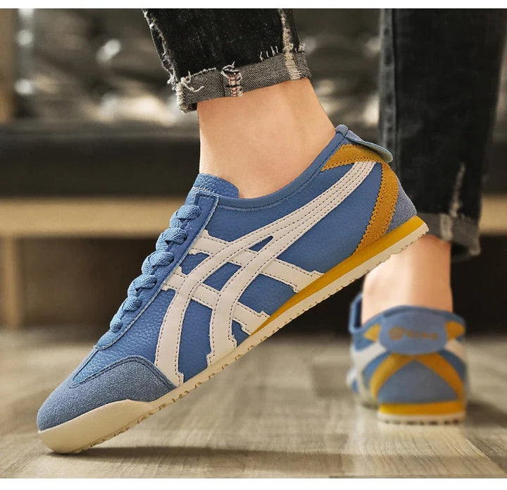 Sander | Sneakers Heren Retro Low Top Suède Accenten